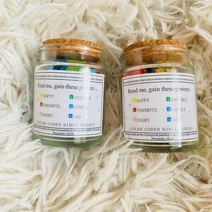 Color Coded Bible Verses Jars